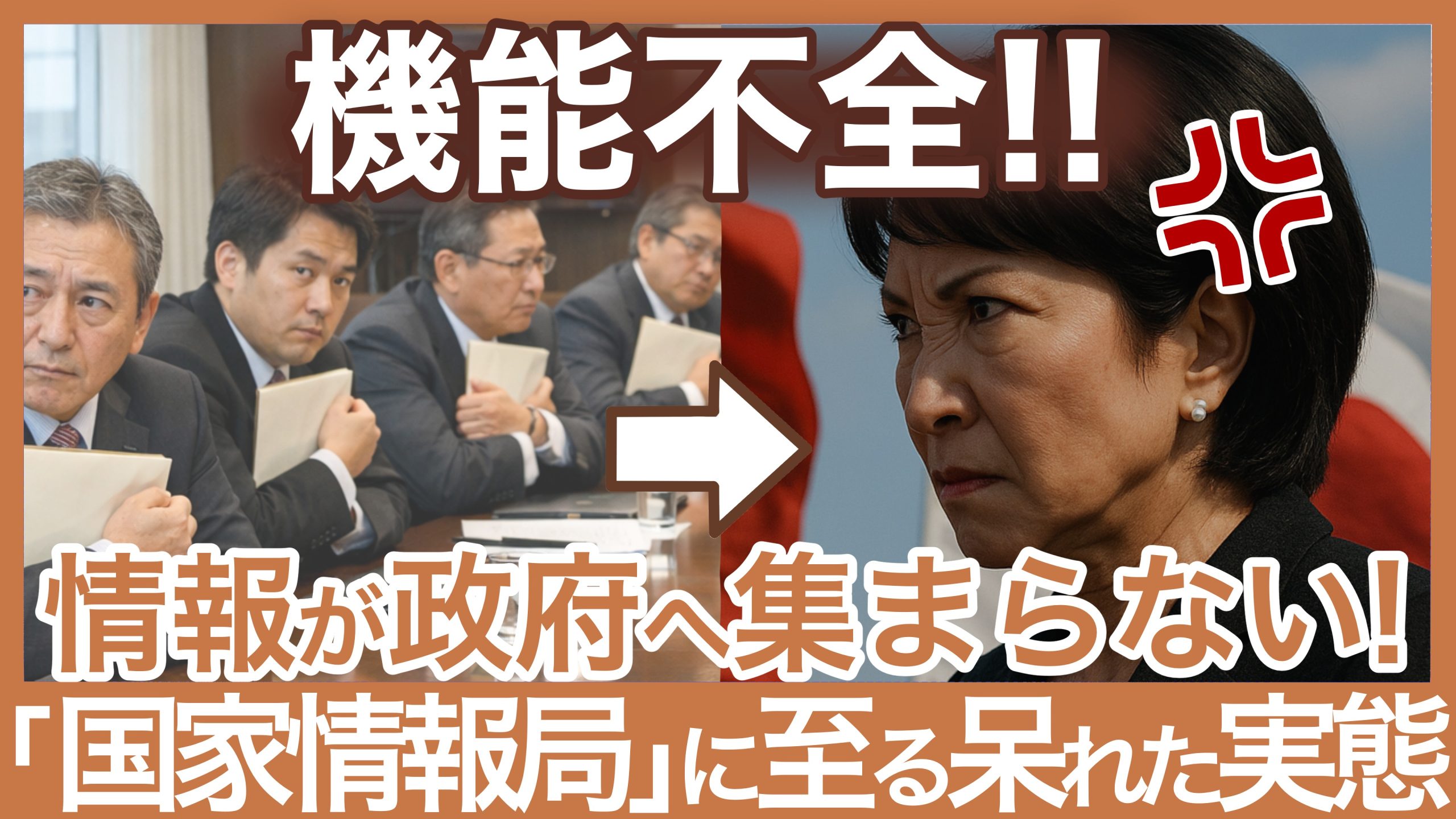 【解説動画】機能不全!!情報が政府へ集まらない‼︎「国家情報局に至る呆れた実態」